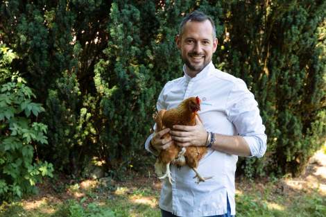 Le chef David Galienne , est la nature 